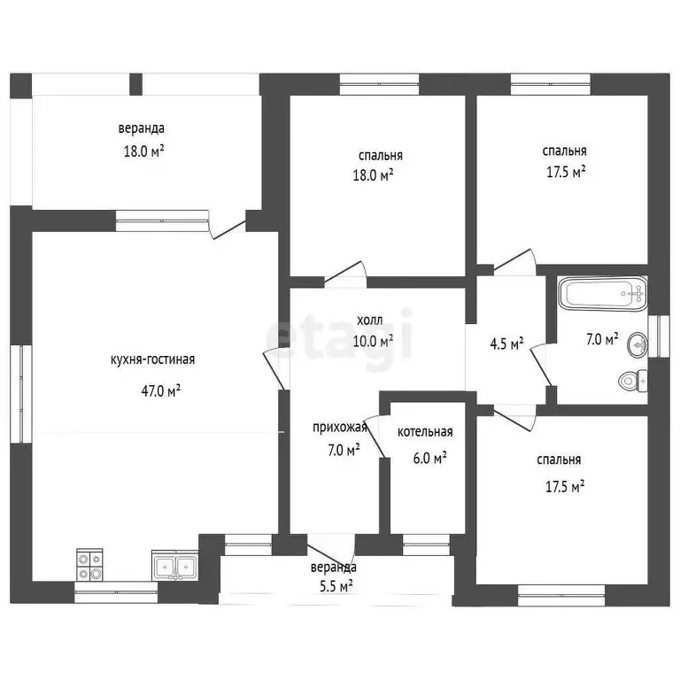 Дом в Ярославская область, Некоузский муниципальный округ, деревня ... - Фото 2