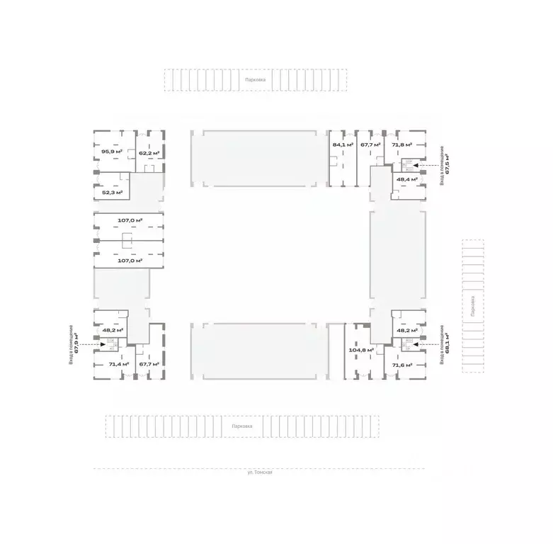 Помещение свободного назначения в Тюменская область, Тюмень ул. ... - Фото 2