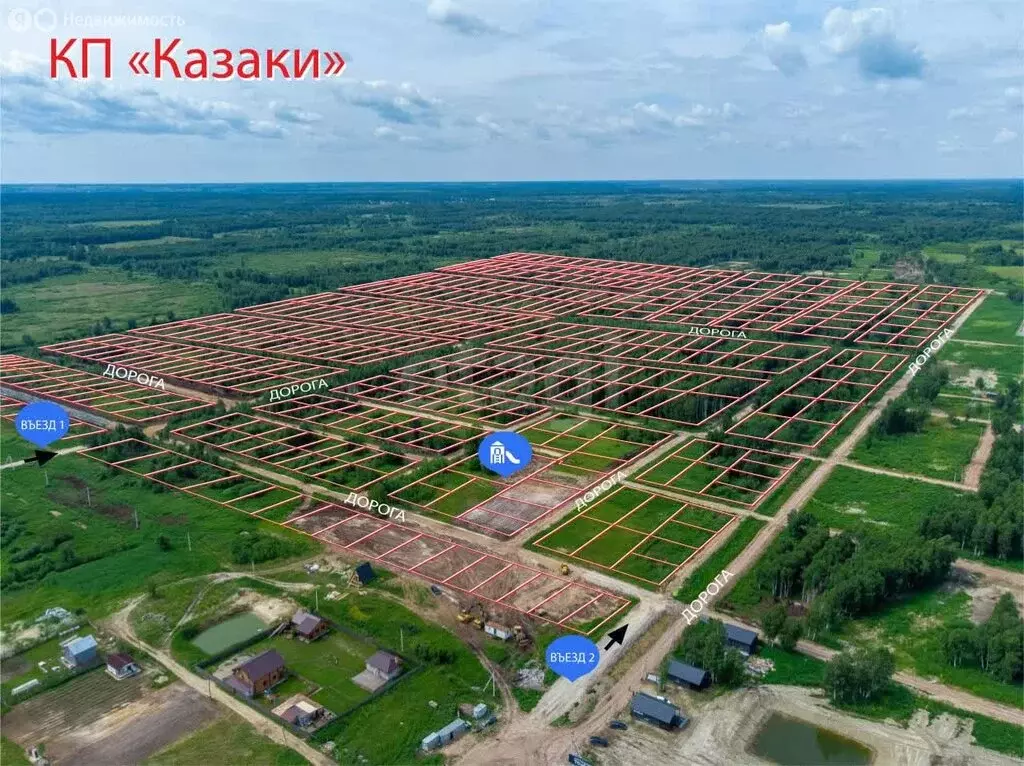 Участок в Тюневское сельское поселение, КП Казаки (5 м) - Фото 0