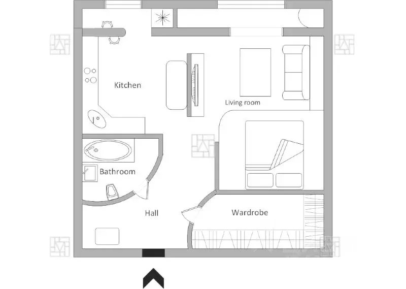 1-к кв. Москва ул. Маршала Тухачевского, 50К2 (44.0 м) - Фото 1