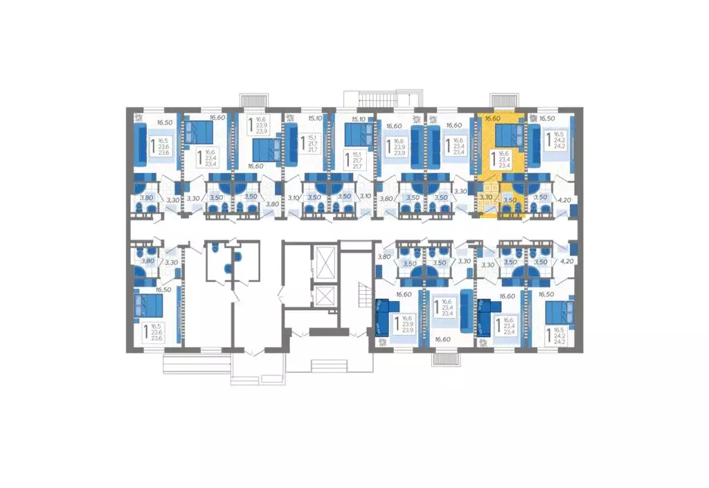 Квартира-студия: Сочи, улица Искры, 88к8 (24.1 м) - Фото 1