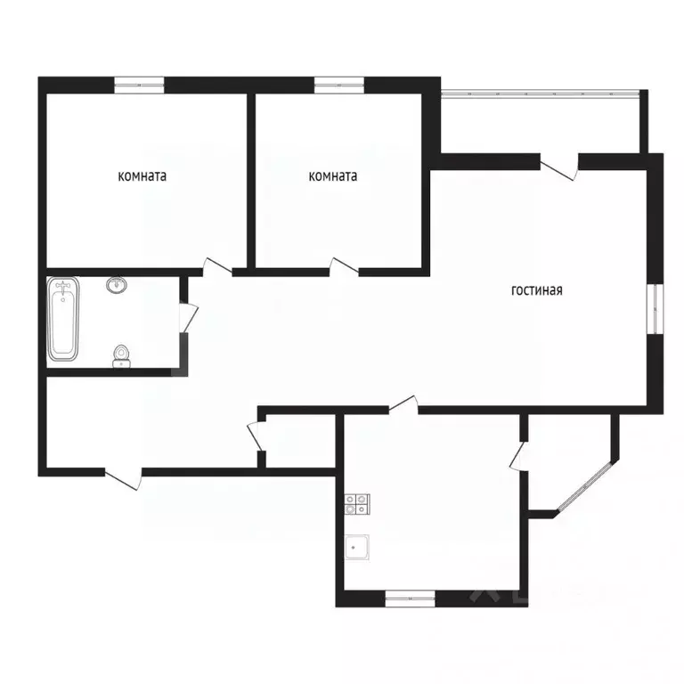 3-к кв. Тюменская область, Тюмень ул. Кирова, 6 (127.5 м) - Фото 2