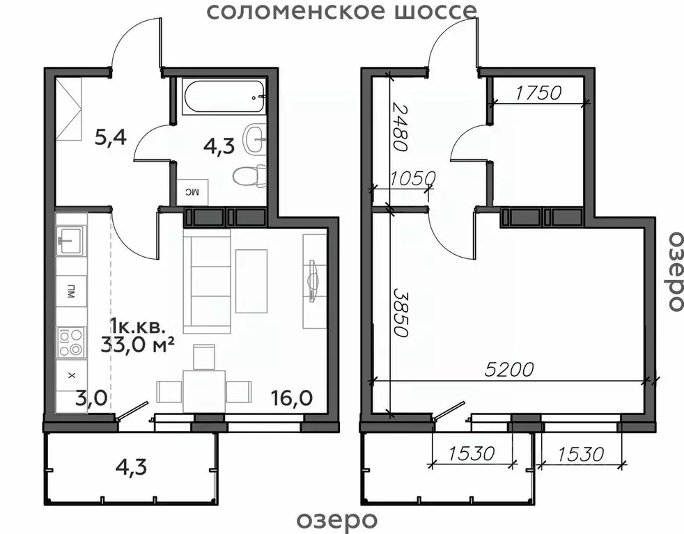 1-к кв. Карелия, Петрозаводск Район Северная промзона, Вороний Наволок ... - Фото 0