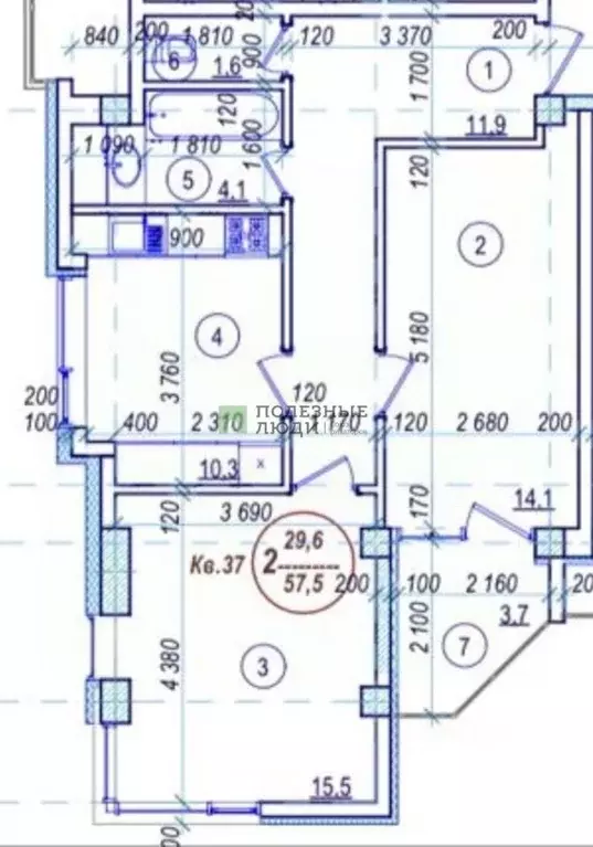 2-к кв. Краснодарский край, Новороссийск городской округ, с. Мысхако ... - Фото 2