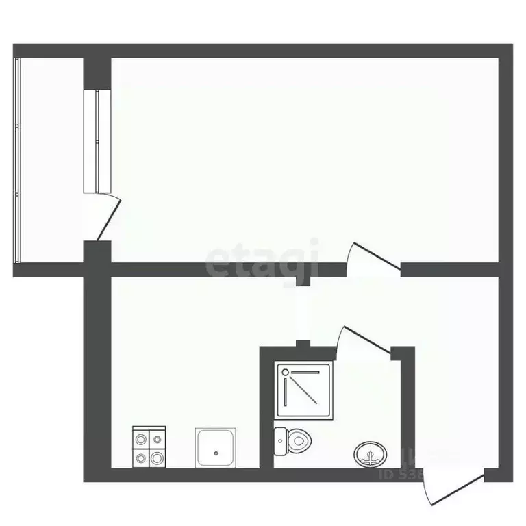 1-к кв. Ростовская область, Таганрог ул. Чехова, 361 (36.9 м) - Фото 2
