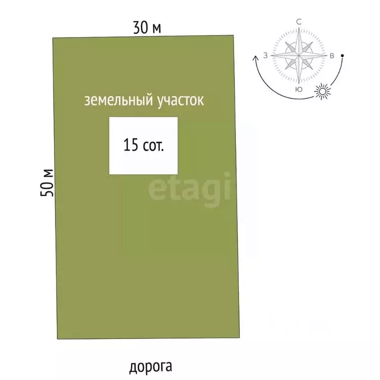 Участок в Тюменская область, Нижнетавдинский муниципальный округ, с. ... - Фото 1