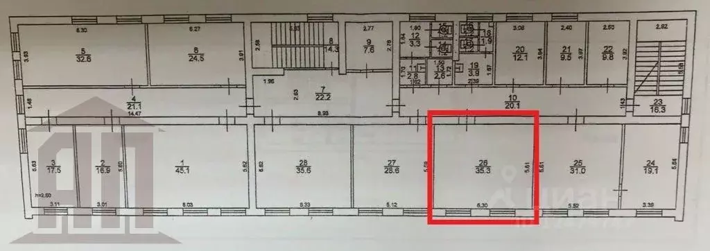 Офис в Тверская область, Тверь Петербургское ш., 2 (35 м) - Фото 2