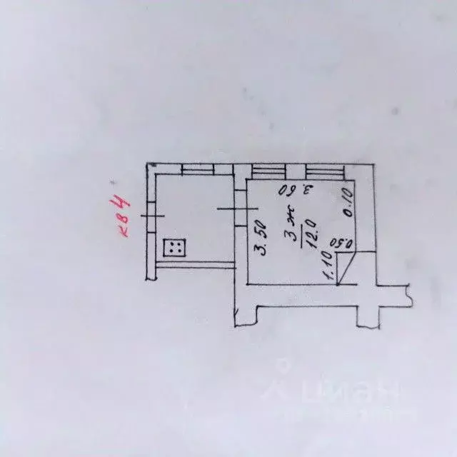 1-к кв. Ростовская область, Таганрог Кузнечная ул., 46 (20.0 м) - Фото 2