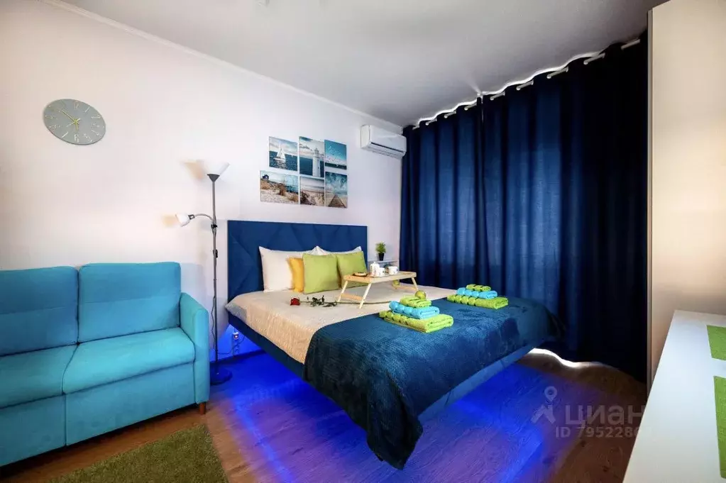 Студия Санкт-Петербург ул. Катерников, 7 (25.0 м) - Фото 1