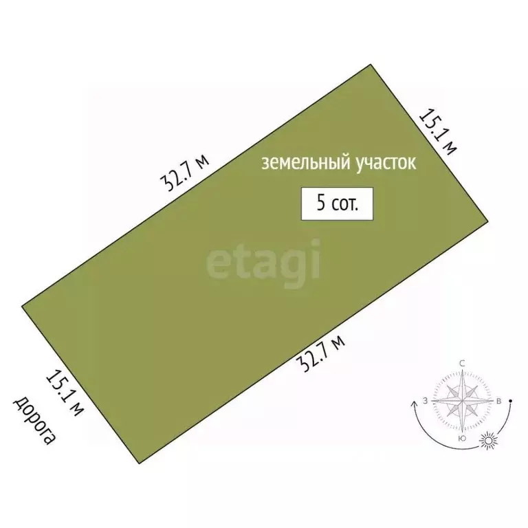 Участок в Ростовская область, Азовский район, Кулешовское с/пос, ... - Фото 2