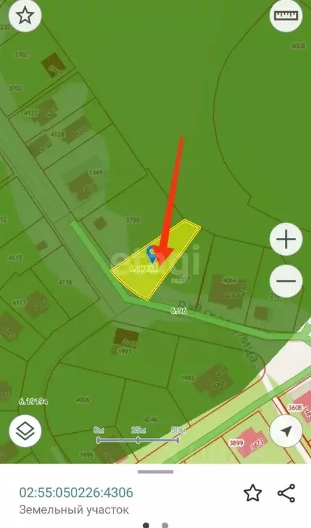 Участок в Башкортостан, Уфа ул. Райская (8.85 сот.) - Фото 2