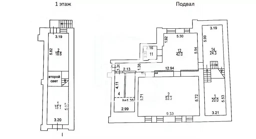 Помещение свободного назначения в Москва пер. Брюсов, 2/14С1 (206 м) - Фото 1