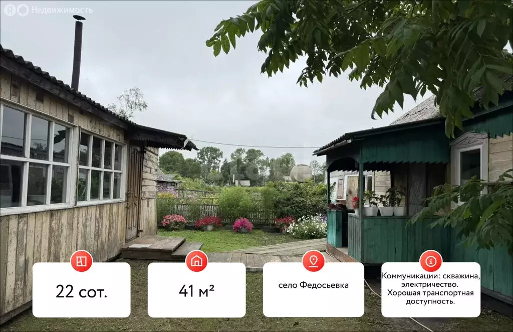 Дом в село Федосьевка, Юбилейная улица (47.1 м) - Фото 1