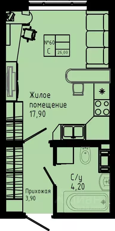 Студия Ленинградская область, Коммунар г. Гатчинский муниципальный ... - Фото 1