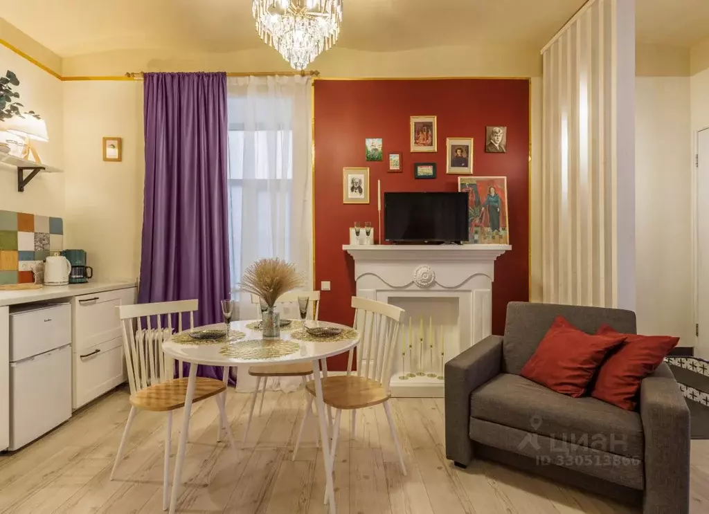 Студия Санкт-Петербург Невский просп., 139Б (29.0 м) - Фото 1