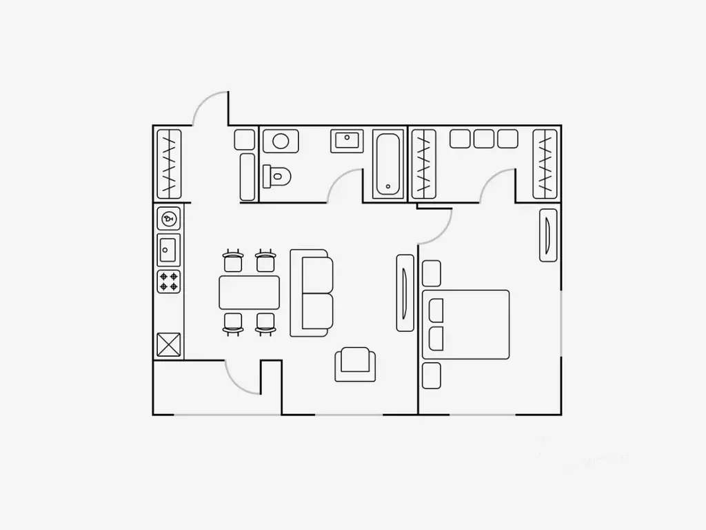 2-к кв. Воронежская область, Воронеж ул. 9 Января, 68/2к3 (56.0 м) - Фото 2