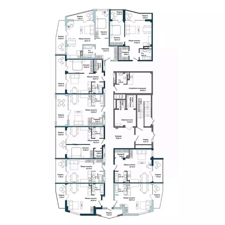 1-к кв. Севастополь ул. Летчиков, 10к4 (48.1 м) - Фото 1