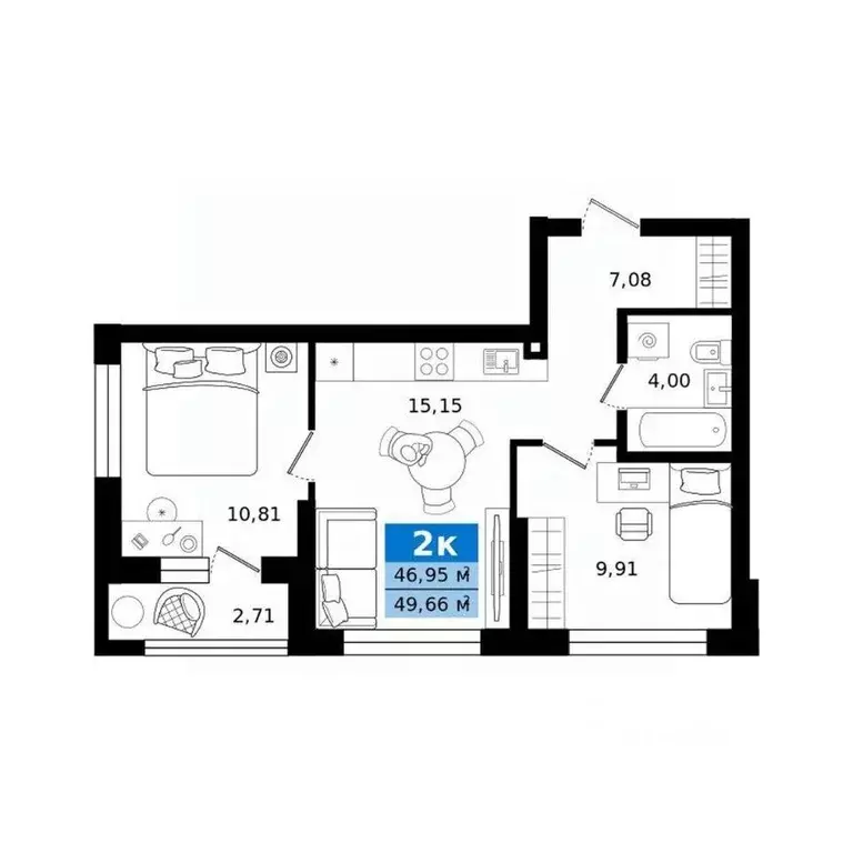 2-к кв. Свердловская область, Екатеринбург Южная Ботаника жилрайон,  ... - Фото 0