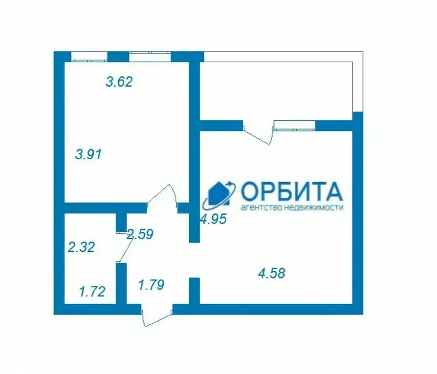 1-комнатная квартира: Дударева, Тюменская улица, 1к1 (45.5 м) - Фото 0
