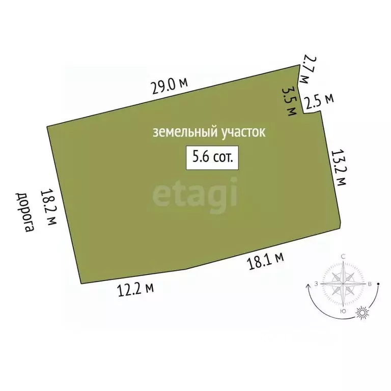 Участок в Тюменская область, Тюмень Депутатская ул., 15 (5.6 сот.) - Фото 2