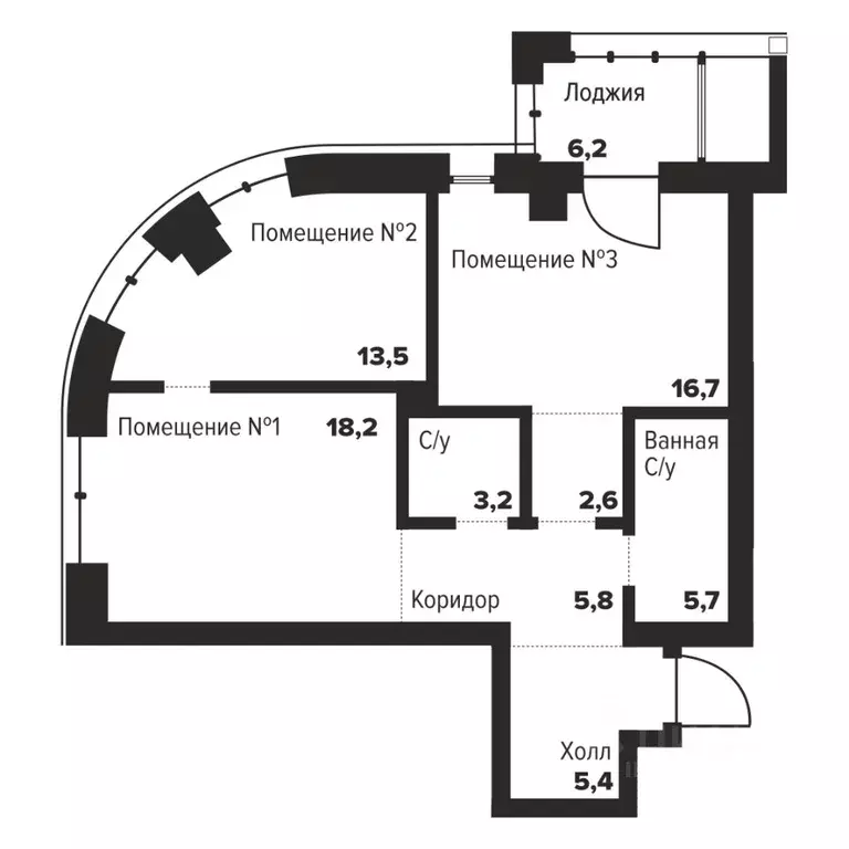 2-к кв. Челябинская область, Челябинск ул. Труда, 157А (71.1 м) - Фото 0