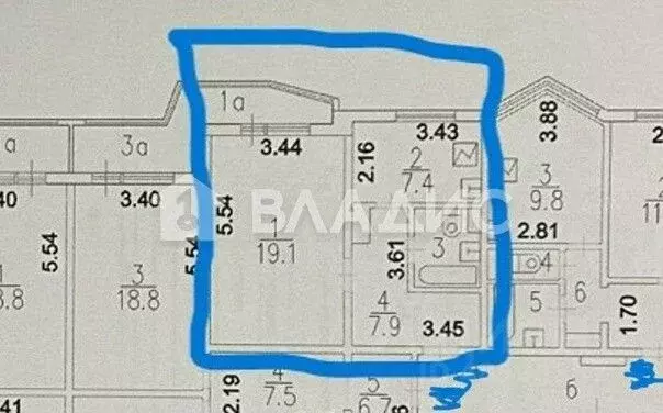 1-к кв. Москва Озерная ул., 2к3 (38.0 м) - Фото 2