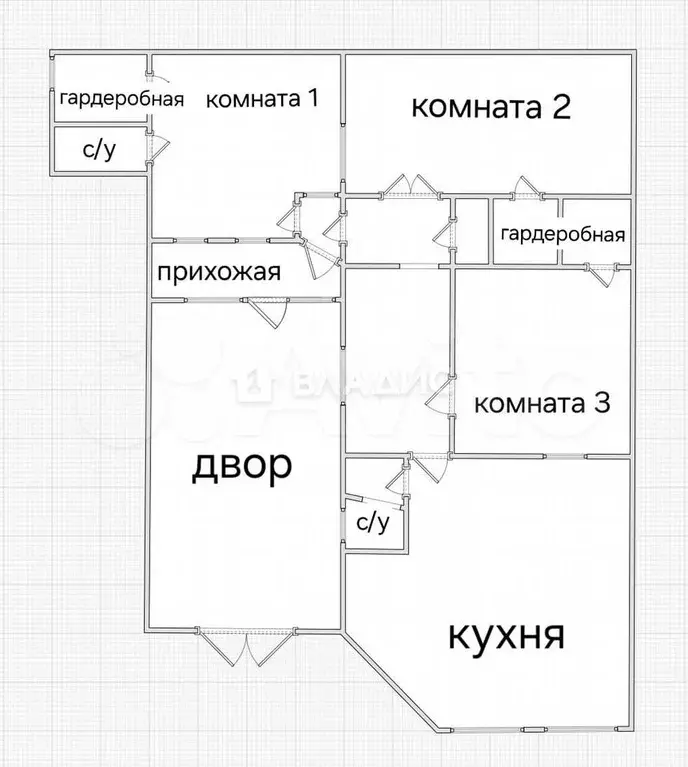 3-к. квартира, 110 м, 1/2 эт. - Фото 0