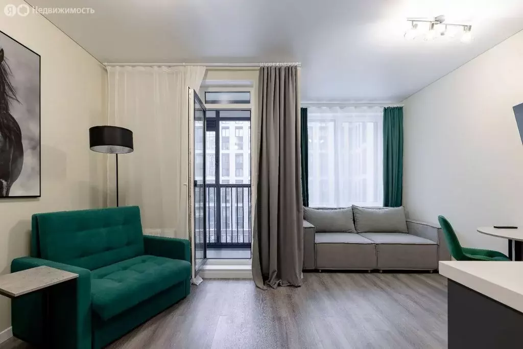 Квартира-студия: Санкт-Петербург, Уральская улица, 25 (24.5 м) - Фото 1