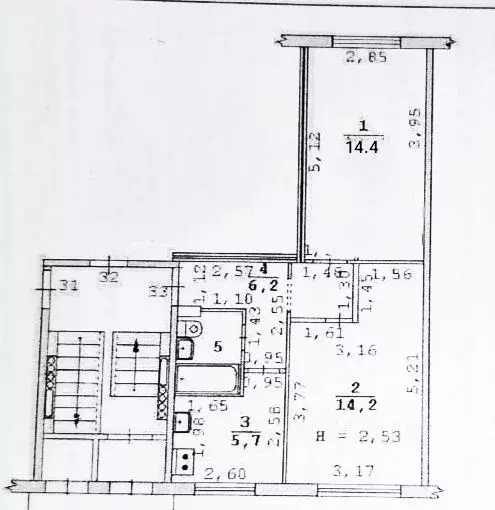 2-к кв. Свердловская область, Екатеринбург ул. Патриса Лумумбы, 31 ... - Фото 1