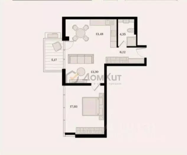 2-к кв. Крым, Симферополь ул. Караманова, 2Ак1 (56.73 м) - Фото 2