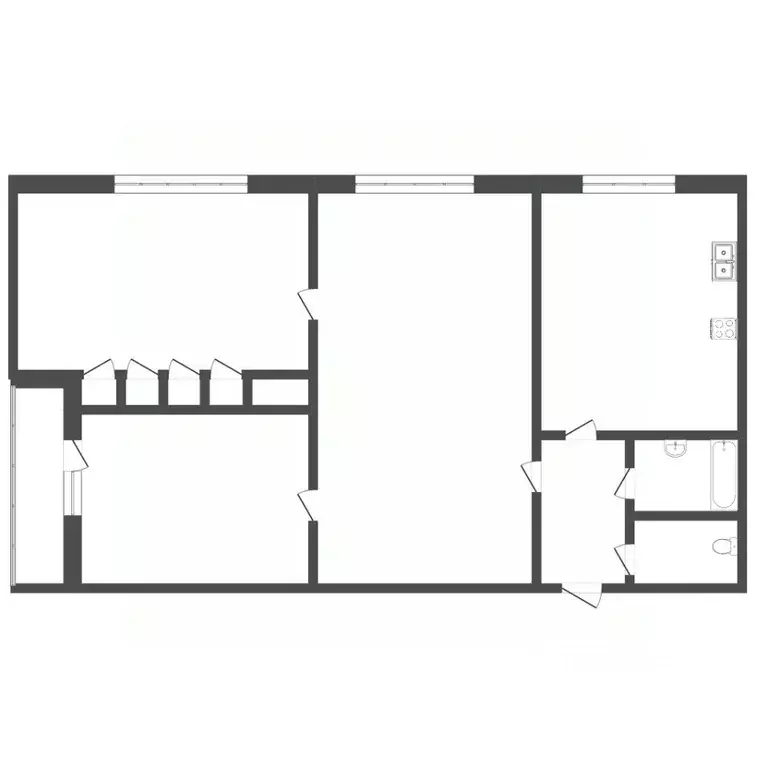 3-к кв. Пермский край, Пермь ул. Милиционера Власова, 17 (61.9 м) - Фото 2