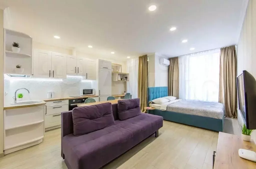 Квартира-студия, 38,2 м, 17/17 эт. - Фото 1