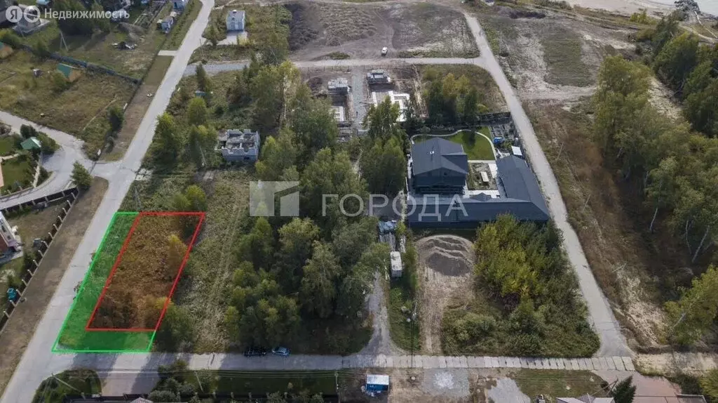 Участок в посёлок Голубой Залив, Береговая улица (5 м) - Фото 1