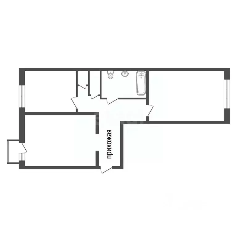 2-к кв. Красноярский край, Красноярск имени газеты Красноярский ... - Фото 1