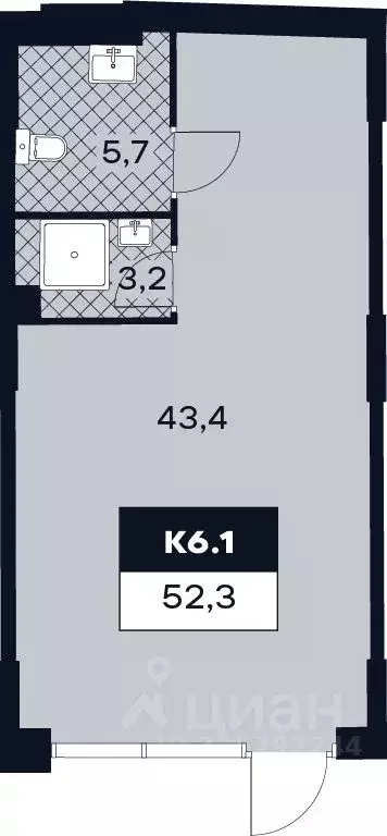 Торговая площадь в Москва Лодочная ул., 27К2 (52 м) - Фото 0