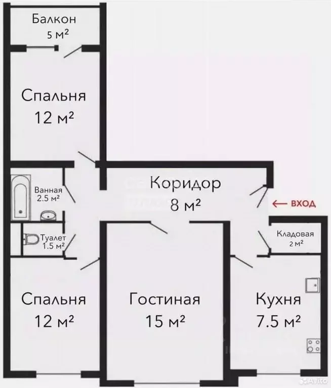 3-к кв. Московская область, Ногинск Богородский городской округ, ул. ... - Фото 1