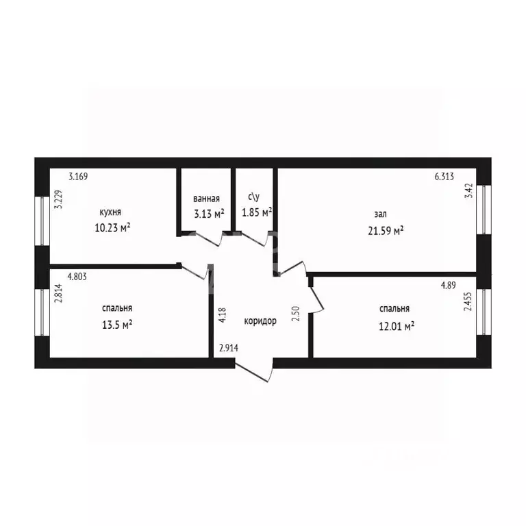 3-к кв. Дагестан, Дербент ул. Шахбазова, 60Б (80.0 м) - Фото 2
