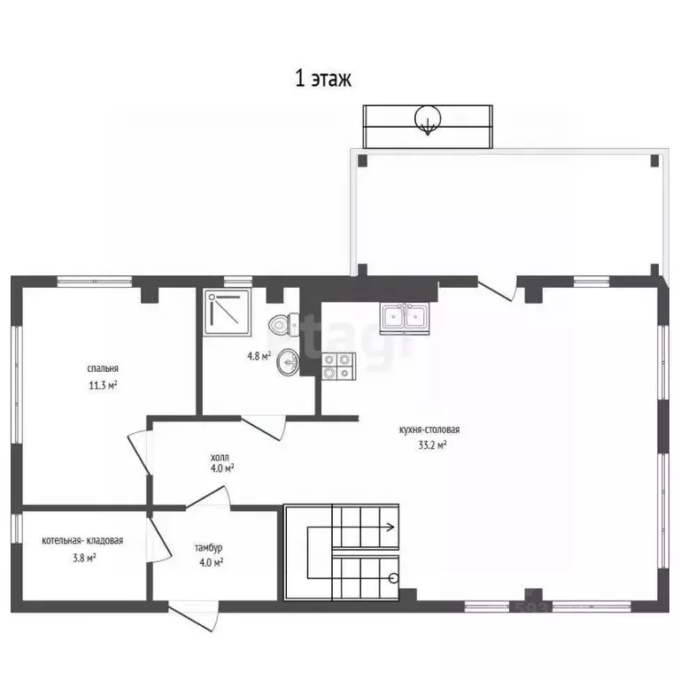 Дом в Архангельская область, Архангельск ул. Энтузиастов, 30 (156 м) - Фото 1