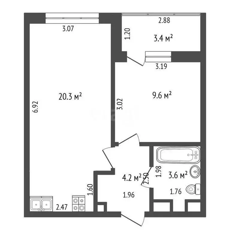 2-комнатная квартира: Москва, Тагильская улица, 4А (39.4 м) - Фото 0