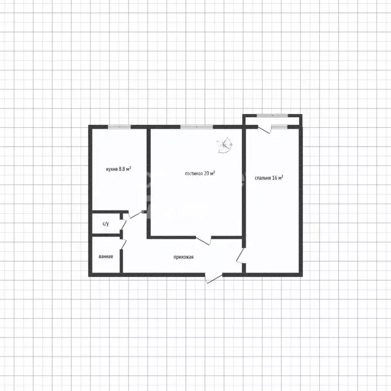 2-к кв. Адыгея, Майкоп ул. Ленина, 16 (49.7 м) - Фото 2