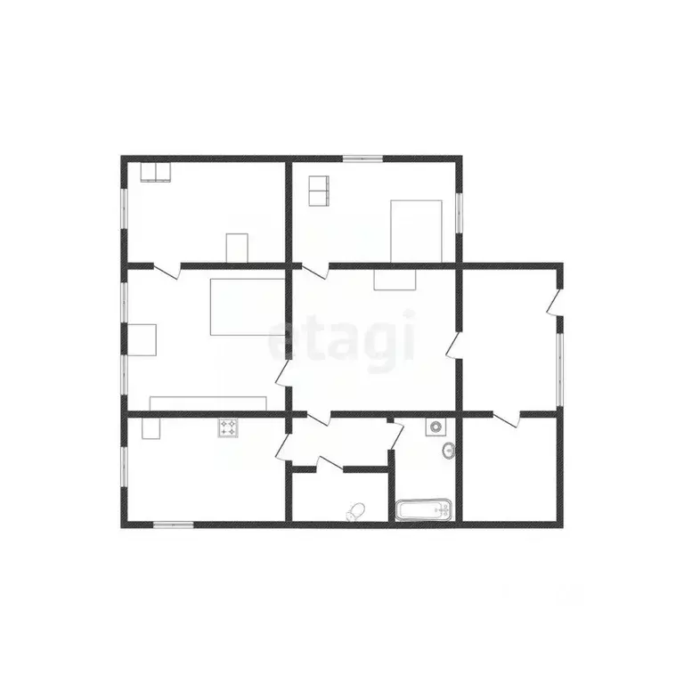 Дом в Белгородская область, Валуйский муниципальный округ, с. ... - Фото 1