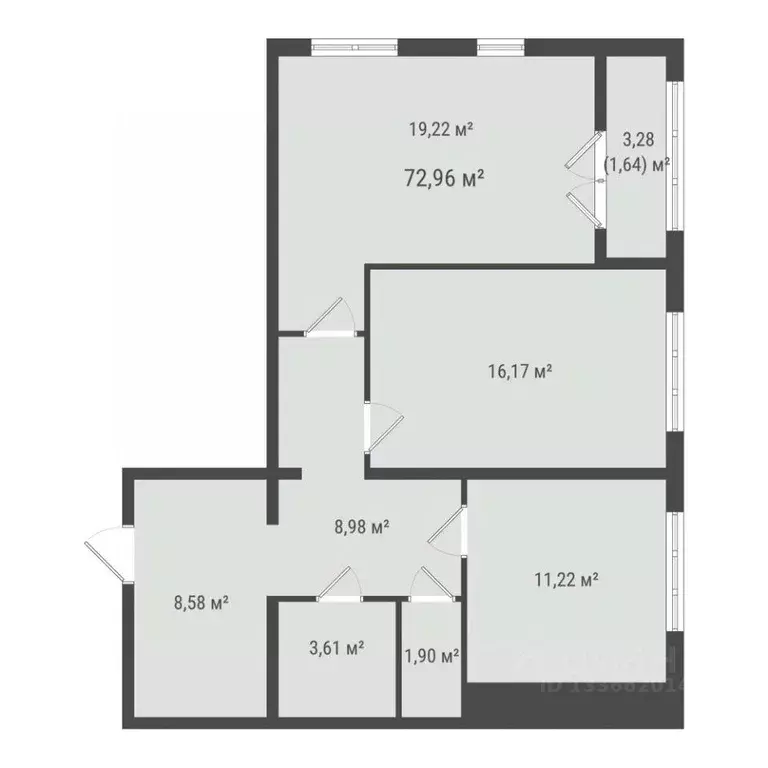 2-к кв. Сахалинская область, Южно-Сахалинск ул. Ленина (71.32 м) - Фото 1