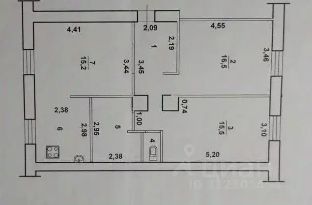 3-к кв. Волгоградская область, Волжский ул. Имени Рихарда Зорге, 4 ... - Фото 1