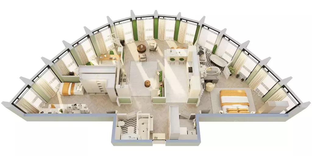 4-к кв. Иркутская область, Иркутск наб. Верхняя (128.9 м) - Фото 0
