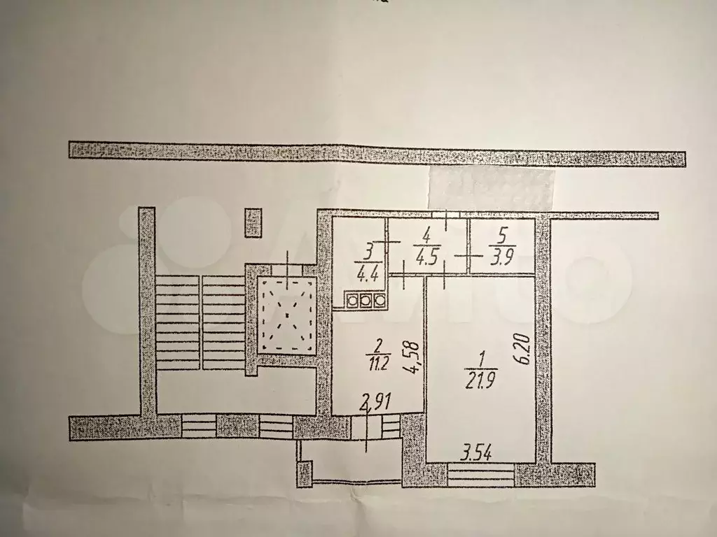 1-к. квартира, 46 м, 9/9 эт. - Фото 0