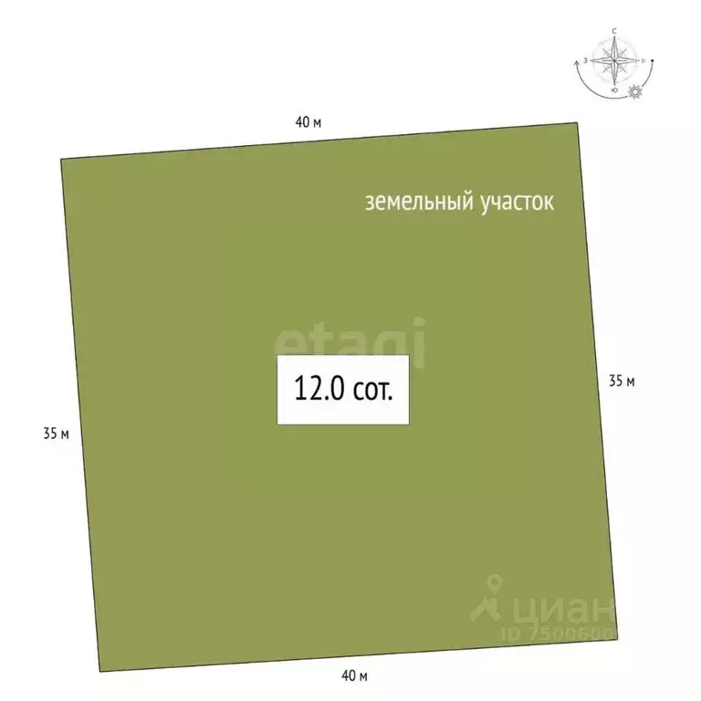 Участок в Алтайский край, Советский район, с. Платово  (12.0 сот.) - Фото 2