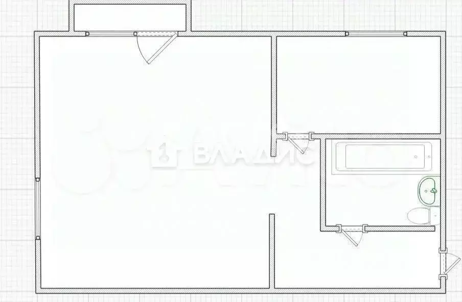 1-к кв. Московская область, Воскресенск Московская ул., 21а (30.4 м) - Фото 2