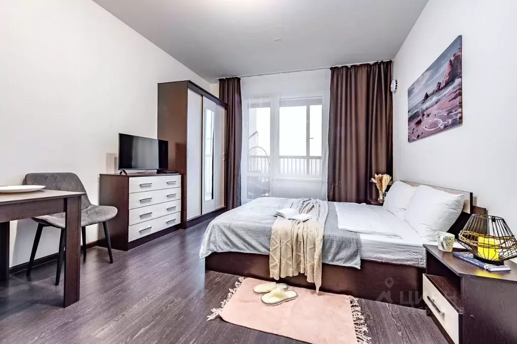 1-к кв. Санкт-Петербург ул. Верхне-Каменская, 11к1 (1325.0 м) - Фото 1