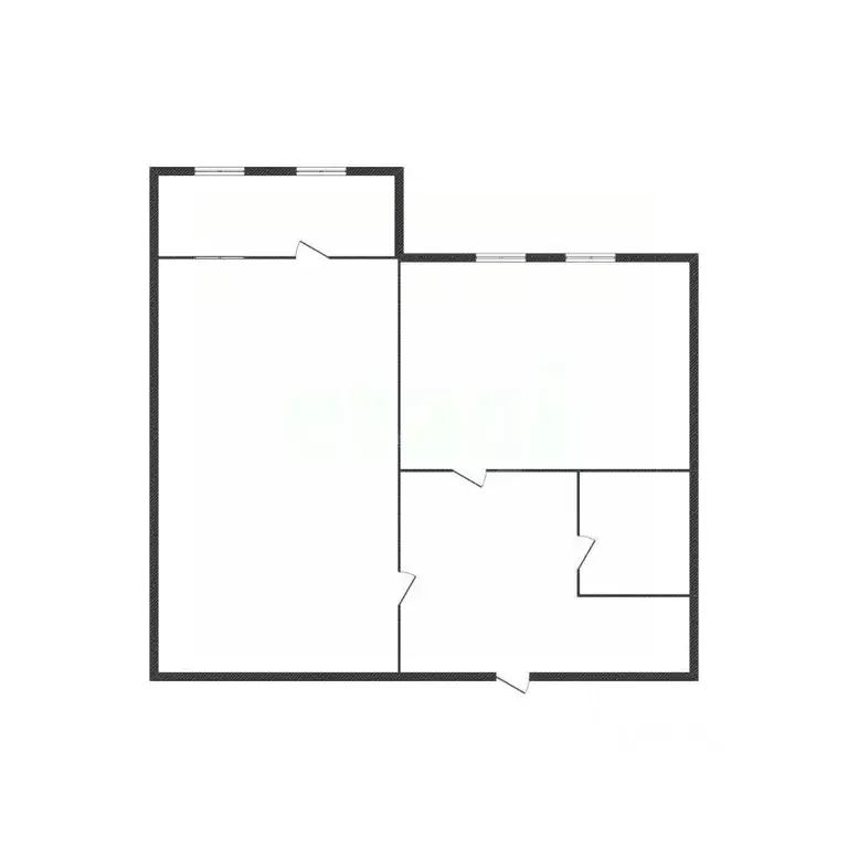 1-к кв. Белгородская область, Старый Оскол Космос мкр, 12 (39.0 м) - Фото 2