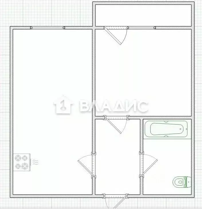 1-к кв. Пензенская область, Пенза ул. Баталина, 29Ак1 (39.6 м) - Фото 2
